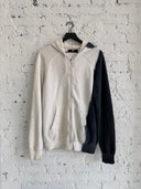 RAF BY RAF SIMONS RAGLAN ZIP UP HOODIE