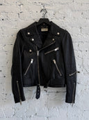 F/W 2015 SAINT LAURENT ‘D-RING’ LEATHER JACKET