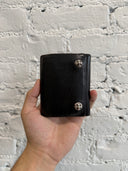 CHROME HEARTS LEATHER TRI-FOLD WALLET