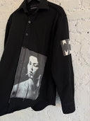 A/W 2017 ERD ‘PROSTITUTE’ PATCHWORK WOOL BUTTON UP