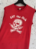 1980s EAT THE RICH SLEEVELESS TEE