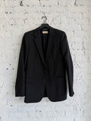 SAINT LAURENT STRIPED BLAZER