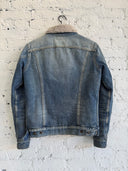 SAINT LAURENT WOOL LINED DENIM JACKET