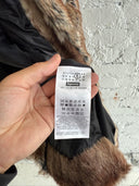 SUPREME X MM6 PATCHWORK FUR COAT