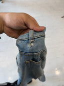 BALMAIN MOTO DENIM