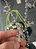 CHROME HEARTS CROSS PENDANT 26 IN CROSS BALL WALLET CHAIN