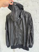 S/S 2018 RICK OWENS DRKSHDW WAX COATED ‘EXPLODER’ PARKA