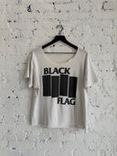 1985 BLACK FLAG LOGO TEE