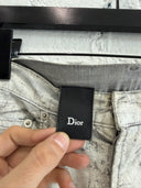 S/S 2006 DIOR HOMME WHITE PAINTED DENIM