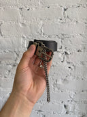 ERD CHAIN LINK LEATHER BELT