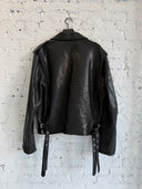ANN DEMEULEMEESTER LEATHER PERFECTO JACKET