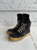 2006 RICK OWENS BLACK LEATHER ‘DUNKS’