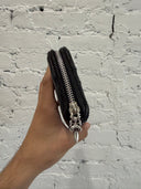 CHROME HEARTS CEMETERY CROSS LEATHER PATCH WALLET