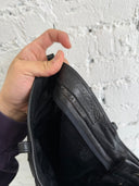 CHROME HEARTS ‘FLEUR KNEE’ LEATHER PANTS