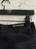 BALENCIAGA STONE WASH FLARED DENIM