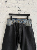 A/W 2004 MAISON MARTIN MARGIELA ARTISANAL LEATHER COVERED DENIM