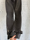 F/W 2013 SAINT LAURENT SAMPLE LEATHER BIKER PANTS