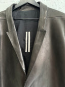 RICK OWENS LEATHER COAT