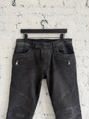 BALMAIN BIKER DENIM