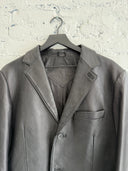 1990s BALENCIAGA LEATHER BLAZER
