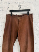 A/W 2001 MAISON MARGIELA ‘ANATOMICAL’ RAW COWHIDE LEATHER PANTS