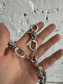 CHROME HEARTS ‘CROSS BALL’ DOUBLE LOBSTER CLASP WALLET CHAIN