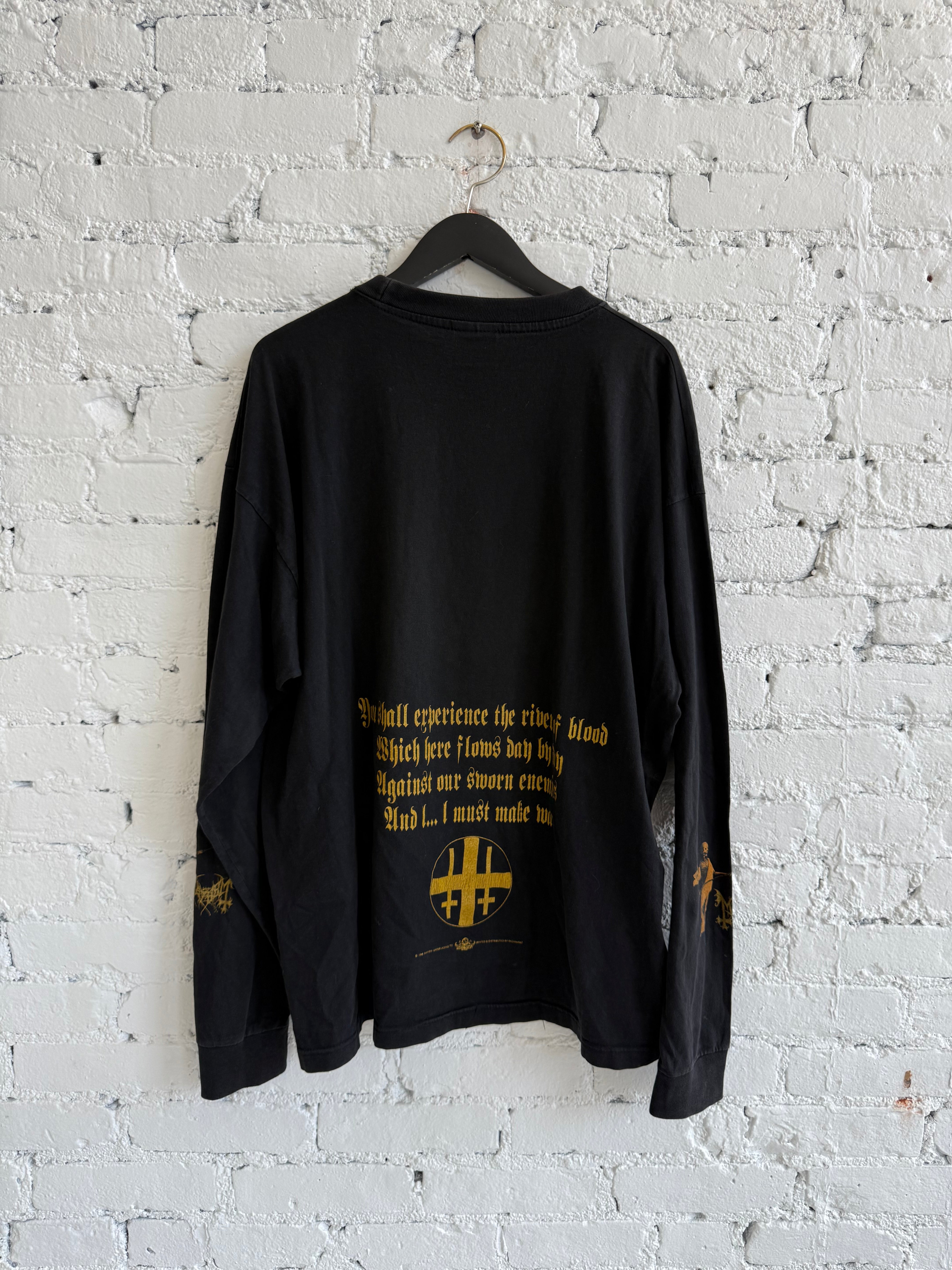 1998 MAYHEM 'RIVER OF BLOOD' L/S TEE – Lost Files NYC