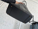 1998 HERMES BIRKIN 40 BLACK TOGO LEATHER