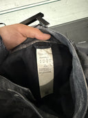 RICK OWENS ‘BOLAN’ DISTRESSED LEATHER PANTS