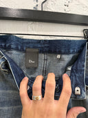 DIOR HOMME LIGHT WASH STRAIGHT CUT DENIM