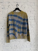 S/S 2016 SAINT LAURENT THRASHED TYE DYE SWEATER