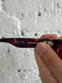 MAISON MIHARA YASUSHIRO ORANGE TINT SUNGLASSES
