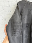 A/W 2004 RAF SIMONS ‘WAVES’ PATCHED CREWNECK