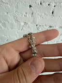 CHROME HEARTS TINY CROSS CHOKE CHAIN NECKLACE