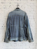 BALENCIAGA TROMPE L’OEIL DENIM PRINTED JACKET
