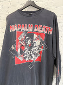 1990s NAPALM DEATH ‘NAZI PUNKS FUCK OFF’ L/S TEE