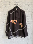 A/W 2001 YOHJI YAMAMOTO ‘CONCERTINA’ BUTTON UP SHIRT