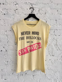 1980s SEX PISTOLS ‘NEVER MIND THE BOLLOCKS HERES THE SEX PISTOLS’ CUTOFF TEE