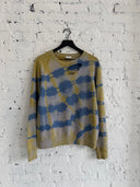 S/S 2016 SAINT LAURENT THRASHED TYE DYE SWEATER