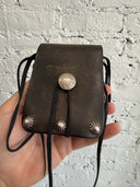 GORO’S LEATHER CIGARETTE CASE WITH CONCHES
