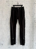 RICK OWENS BOLAN ‘BANANA’ CUT DENIM