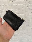 CHROME HEARTS LEATHER CROSS PATCH WALLET