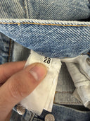 1998 HELMUT LANG LIGHT WASH STRAIGHT CUT DENIM