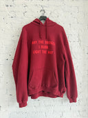 A/W 2017 VETEMENTS ‘MAY THE BRIDGES I BURN LIGHT THE WAY’ HOODIE