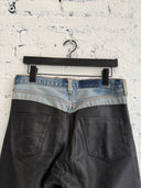 A/W 2004 MAISON MARTIN MARGIELA ARTISANAL LEATHER COVERED DENIM