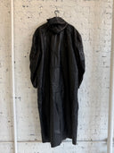 BALENCIAGA LEATHER MOTO TRENCH
