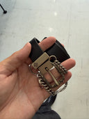 ERD CHAIN LINK LEATHER BELT