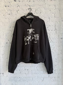 ERD MAXFIELD EXCLUSIVE ‘4.5 YEAR WAR ASSEMBLAGE’ ZIP UP HOODIE