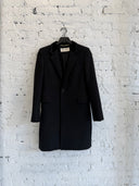 SAINT LAURENT WOOL BLAZER COAT