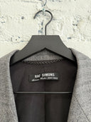 A/W 01-02 RAF SIMONS ‘RIOT RIOT RIOT’ WOOL BLAZER
